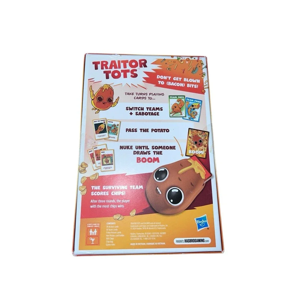 Hasbro Traitor Tots Party Card Game